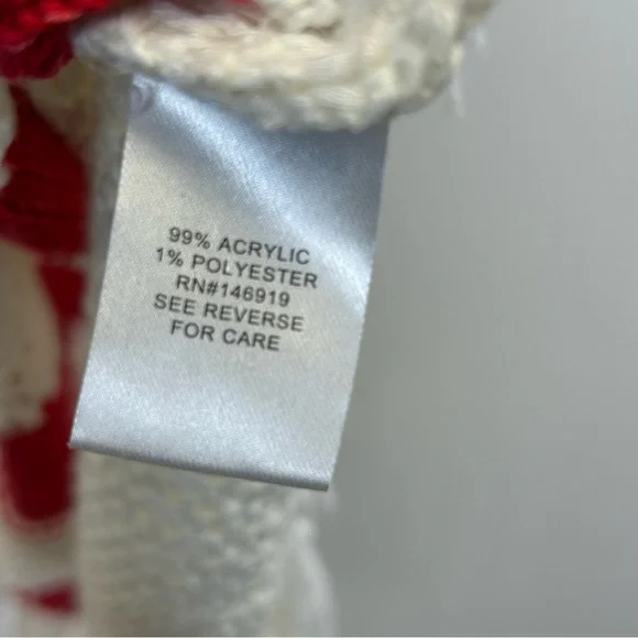 Cloud Chaser 1X Womens Knit American Flag Fringe Tank Top USA Summer Patriotic - Picture 5 of 9